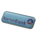 Brass enamel blank name badge